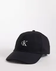 カルバンクライン メンズ アクセサリー 帽子 刺繍 キャップ ロゴ Calvin Klein embroidered logo cap Black ブラック
