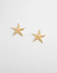 アクセサライズ レディース アクセサリー ピアス・イヤリング Accessorize statement starfish stud earrings GOLD ゴールドのサムネイル