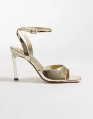 パブリックデザイア レディース シューズ サンダル ヒール Public Desire June heeled sandals GOLD ゴールド