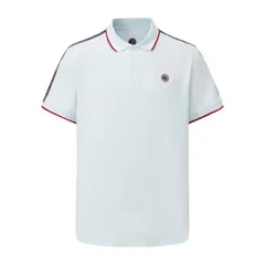 プレティグリーン メンズ トップス ポロシャツ Pretty Green Tape Polo Mens Light Blue ブルーのサムネイル