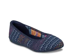 スケッチャーズ レディース シューズ パンプス SkechersCleo Ballet Flat Navy ネイビー