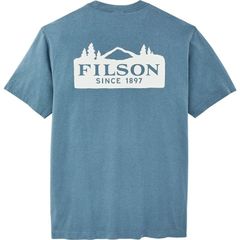 フィルソン メンズ トップス Tシャツ グラフィック Filson Scenic Graphic TShirt Mens Blue Fin ブルー
