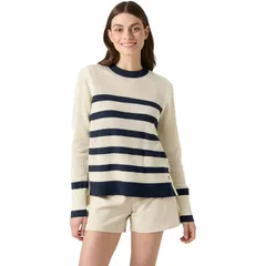 ヘリーハンセン レディース アウター ニット・セーター Helly Hansen Portofino Knit Sweater Womens NavyCream Stripe クリームのサムネイル