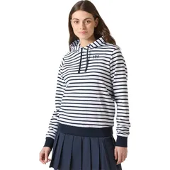 ヘリーハンセン レディース アウター パーカー・スウェット グラフィック Helly Hansen Core Graphic Hoodie Womens White Lifestyle Stripe Aop ホワイト