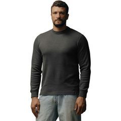 フィルソン メンズ トップス Tシャツ クルーネック ニット Filson Waffle Knithermal Crewneck Top Mens Charcoal チャコール