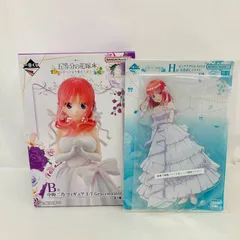 【未開封】 一番くじ 五等分の花嫁 五つ子より愛をこめて B賞 中野二乃 フィギュア 1/7 ＋ H賞 ビッグアクリルスタンド お色直しイラスト / Gracemaster BANDAI