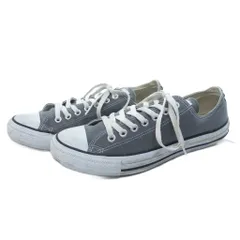 コンバース CONVERSE ALL STAR オールスター スニーカー シューズ ローカット キャンバス レザー グレー 27.5cm 0204