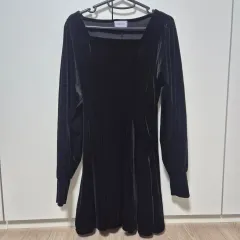 少女 ブラック ツアーベルベット ミニ ONE PIECE