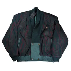 "BALENCIAGA SPORTS" BB Logo Double Brested Knit Bomber Jacketのサムネイル