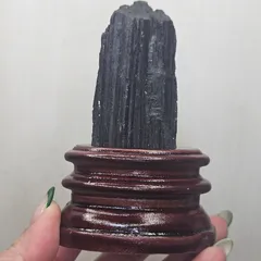 ブラックトルマリン 原石 台座付き