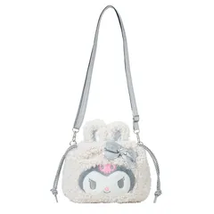 [サンリオ] 2WAY巾着ショルダー（ふわふわスノーラビット） クロミ 129844 [クロミ]