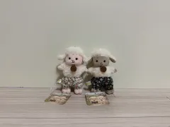 まとめ 羊 背広 スーツ ぬいぐるみ キーホルダー セット