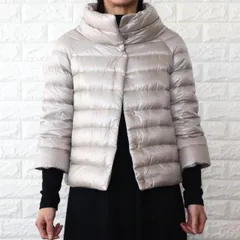 ヘルノ ダウンジャケット レディース パールグレー トルトラ ショート丈 HERNO SOFIA PI0046DIC 12017