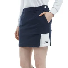 新品 [ニューバランス] ゴルフ スカート (ストレッチ性・撥水性) / レディース / 012-4234507 121_ネイビー 1 [M]
