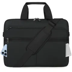 [NUBILY] ビジネスバッグ 15.6-17.3インチ メンズ パソコンケース レディース リクルートバッグ 撥水加工 A4対応 パソコンバッグ 軽量 pcバッグ 3WAY ブリーフケース 出張 就活 営業 通勤 仕事 ブラック ピンク