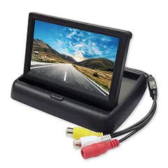 新品 MIFO 車載5インチモニター 折り畳み式5インチオンダッシュモニター バックカメラ連動可 フリップアップモニター ワイド画面 映像入力2系統 12V/24V車両対応 折畳モニターのサムネイル