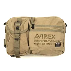 新品 (アビレックス) AVIREX アヴィレックス イーグルシリーズ ショルダーバッグ ボディバッグ ワンショルダーバッグ メンズ F Beige AVX3522