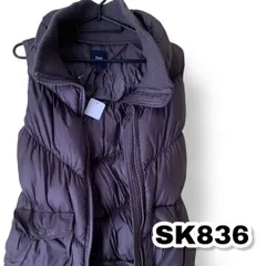 Gap(ギャップ) ダウンベスト ブラウン色系 Sサイズ レディースジャケット　管理SK836のサムネイル