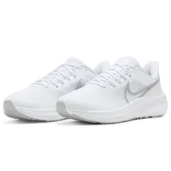 [ナイキ] エア ズーム ペガサス 39 [W Air Zoom Pegasus 39] ホワイト/ピュアプラチナム/グレーフォグ/メタリックシルバー DH4072-100 正規品 23.0cm 