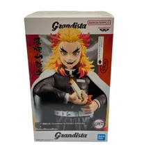 美品 バンダイ 鬼滅の刃 煉獄杏寿郎 Grandista フィギュア