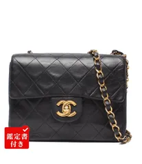 シャネル チェーンショルダーバッグ ゴールド金具 ラムスキン 4番台 シングルチェーン シングルフラップ ミニマトラッセ レディース CHANEL