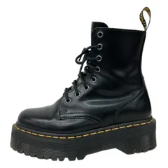 Dr.Martens(ドクターマーチン) ショートブーツ UK4 レディース - 黒 レースアップ/8ホール レザー