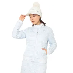 新品 [キャロウェイ] ブルゾン スターストレッチeco 中綿仕様 千鳥プリント柄 保温性 ゴルフ C25215203 レディース