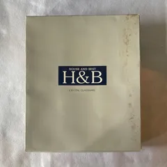 【まとめ買い対象】(中古品)Ｈ＆Ｂ CRYSTAL GLASSWARE ６個セット
