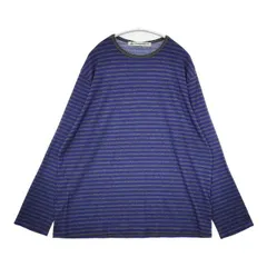 JOURNAL STANDARD LUXE ボーダーロンT 定価11000円 長袖Ｔシャツ カットソー ロンＴ 24AW パープル グレー レディース ジャーナルスタンダード ラックス【中古】6-0228M∞