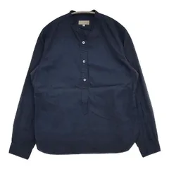 MARGARET HOWELL コットン プルオーバーシャツ 578-8253100 ブラウス シャツ ネイビー レディース マーガレットハウエル【中古】6-0228M∞
