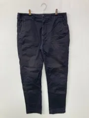 BEAMS ビームス チノパンツ M ネイビー コットン ストレッチ 無地 スタンダード テーパード レギュラー