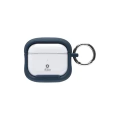 iFace Reflection AirPods 第3世代 専用 ポリカーボネート クリアケース (ネイビー)【耐衝撃 airpods3ケース airpods 第3世代ケース カラビナ付き airpods3 アイフェイス 韓国】 1