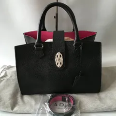 極美品タグ付き✨A.D.M.J. スワロフスキー ボストンバッグ ビジュー 黒 極美品タグ付き✨A.D.M.J. スワロフスキー ボストンバッグ ビジュー 黒