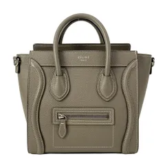 CELINE(セリーヌ) ハンドバッグ ラゲージナノショッパー 168243DRU.09SO スリ（グレーベージュ）