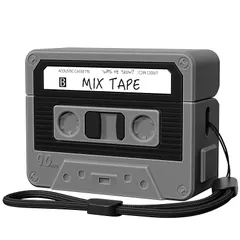 CAGOS AirPods Pro 3 ケース 第2025用 エアーポッツプロ3ケー ス えあほっつぷろ3ケ ース シリコンカバー 3D 漫画 かわいい 分離式 ビデオデザイン おしゃれ ワイヤレス充電対応 ストラップ付き LEDライト可視 2019/20 1