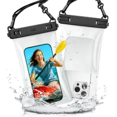 【特価セール】Ultra用】iPhone 防水ケース S25 海 Max/Galaxy 大きめ Pro ぼうすいすまほけーす IPX8認定済み 16 ボタン操作しやすい一体化デザイン 水に浮く【大型8.5インチ：iPhone 全透明無遮蔽で完璧に水中撮影 スマ