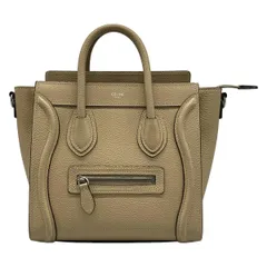 CELINE(セリーヌ) ハンドバッグ美品  ラゲージナノショッパー ベージュ