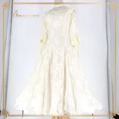 社交ダンス 衣装 スタンダード ドレス ワンピース パーティドレス レディース ホワイト系 白 レース ラインストーン 花柄 チョーカー 清楚 エレガント フェミニン 豪華 夕方ドレス ウエディング フォーマル お呼ばれ