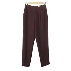 エムケー ミッシェルクラン MK MICHEL KLEIN パンツ スラックス テーパード 40 エンジ