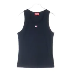 DIESEL (ディーゼル) T-ANKY-D Dロゴ スリムフィット ノースリーブ タンクトップ カットソー ブラック A05104 レディースのサムネイル