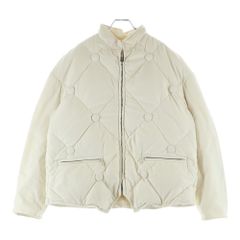 MASU エムエーエスユー 23AW VELVET SOFA DOWN JACKET ベルベット ソファ ジップアップダウンジャケット アイボリー MMFW-BL0121Z MASU (エムエーエスユー) 23AW VELVET SOFA DOWN JACKET ベルベット