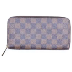 LOUIS VUITTON (ルイヴィトン) ダミエ ジッピーウォレット PVC 長財布 ゴールド金具 ブラウン N41661
