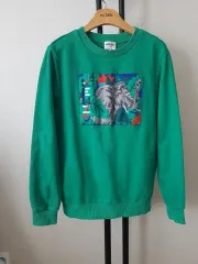 KENZO KIDS グリーン エル elephant スウェット