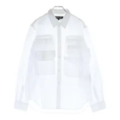 COMME des GARCONS HOMME DEUX (コムデギャルソン オムドゥ) 21AW AD2021 マルチポケット長袖シャツ ホワイト DH-B030のサムネイル