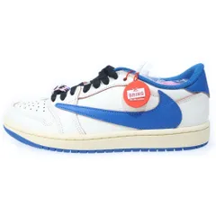 NIKE (ナイキ) ×Travis Scott ×fragment design Air Jordan 1 Low OG トラヴィススコット フラグメントデザイン エアジョーダン1 ローカットスニーカー US7/25cm DM7866-104