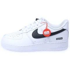 NIKE (ナイキ) ×NIKE AIR FORCE 1 LOW ナイキ エアフォース 1 ローカットスニーカー ホワイト/ブラック US9.5/27.5cm CU9225-102