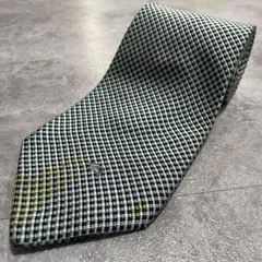 【BURBERRY】バーバリー ロゴ入りチェック柄ネクタイ シルク100% メンズ 日本製 ネイビー 紺色 グレー 灰色 ホースロゴ ワンポイント刺繍 格子柄 クラシックデザイン ビジネス向け ヴィンテージ