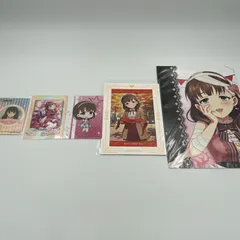 佐久間まゆ　アイドルマスターシンデレラガールズ　ステッカーほか計5点　id:9oγ