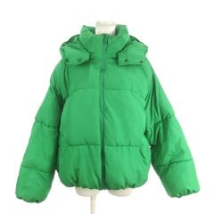 ハニーサックルローズ Honeysuckle Rose 中綿ジャケット M 緑 グリーン スタンドカラー フード付き /MN23 ■GY99