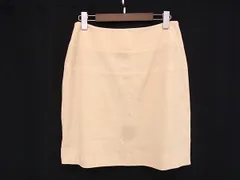 ■美品■ Salvatore Ferragamo フェラガモ アセテート×ナイロン タイトスカート サイズ 48 ボトムス 洋服 ライトイエロー系 DM1413のサムネイル